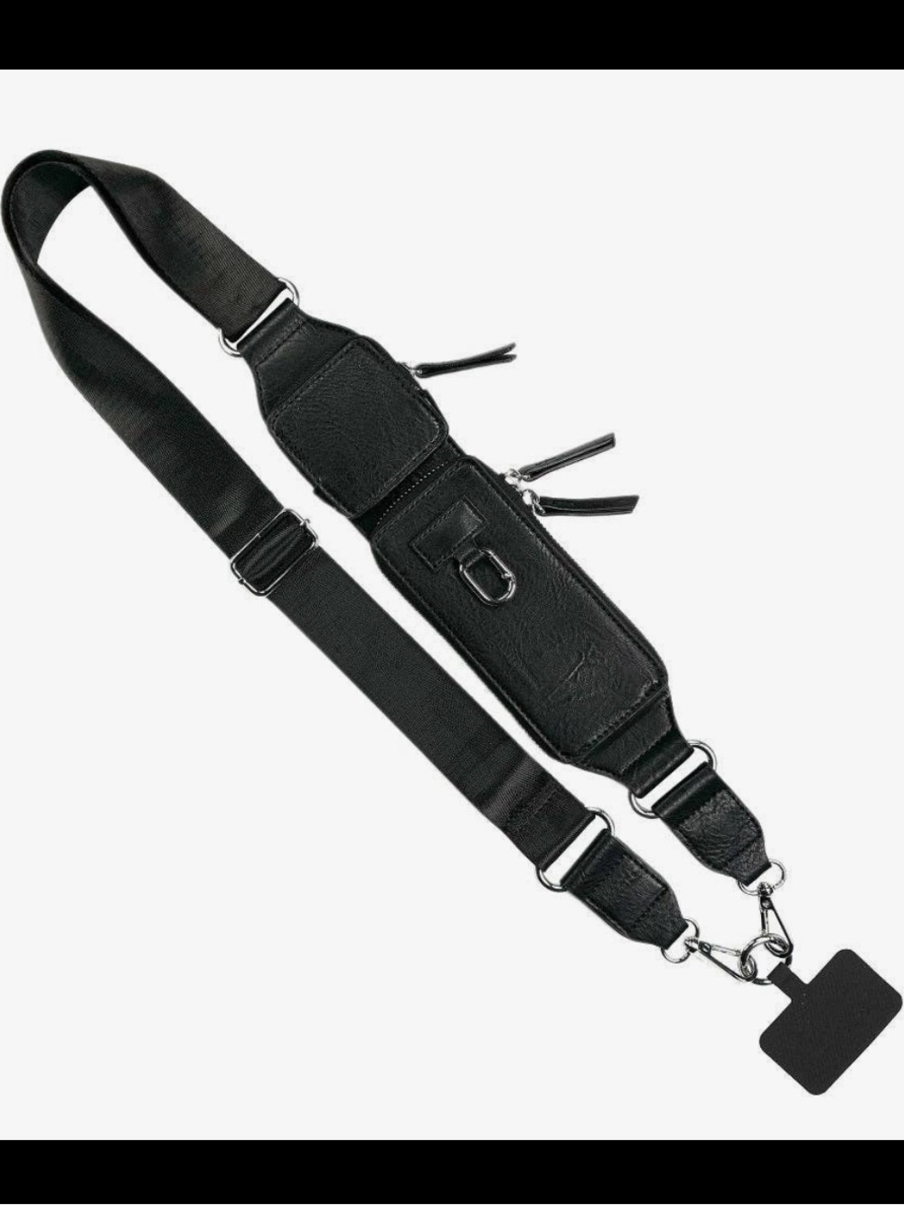 Zip & Clip RFID Crossbody Strap Wallet - Picture 2 of 9